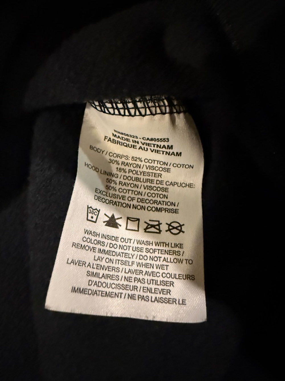Nike Black Gold Logo Funnel Neck Hoodie Pullover Medium - Picture 13 of 13